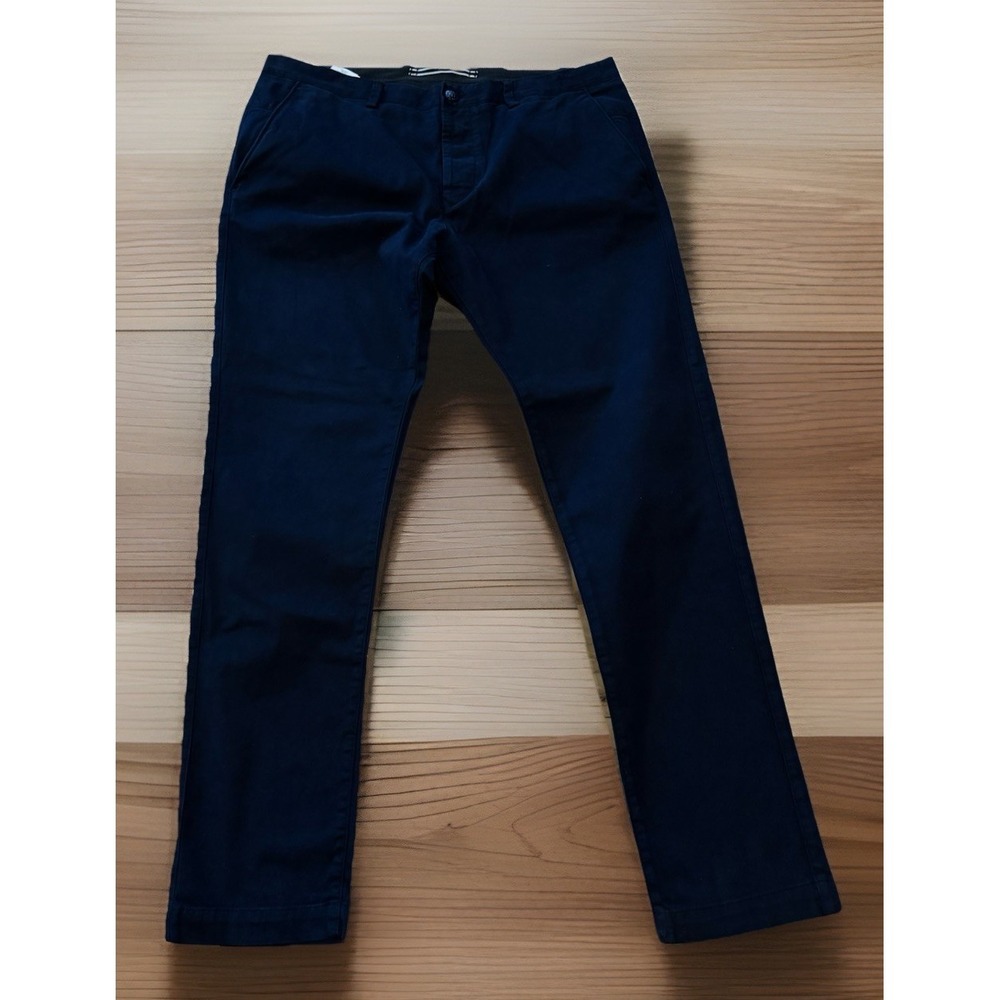Stone Island Mens Black 39x31.5 Type SL Logo  Chino Trousers Casual Pants Preppy